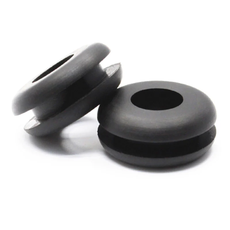 Rubber Grommets Made By Silicone SBR NBR Compound Black White